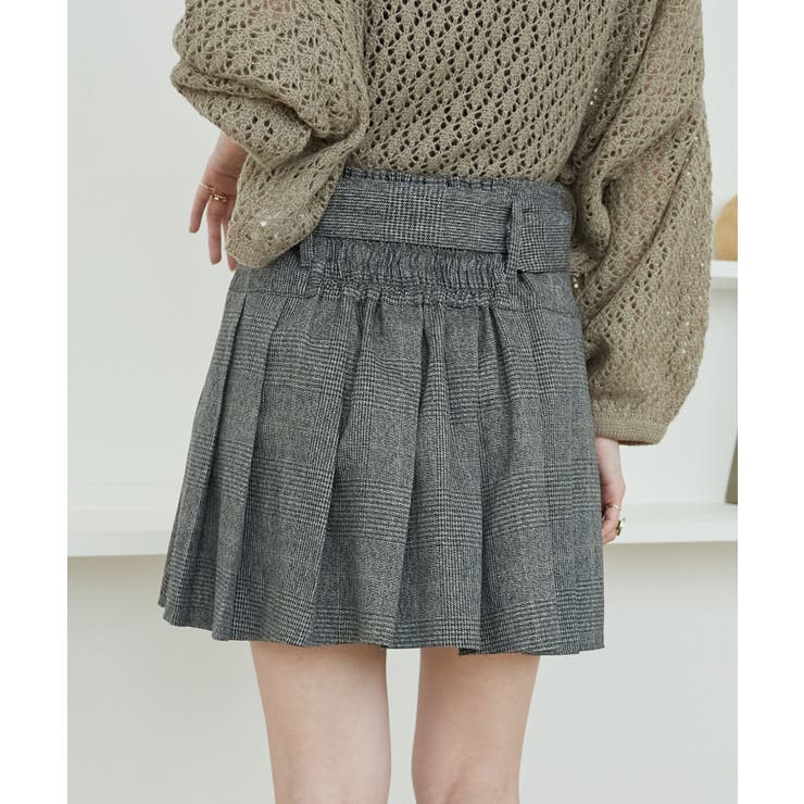 ベルトセットプリーツミニスカパン | MAJESTIC LEGON  | 詳細画像21 