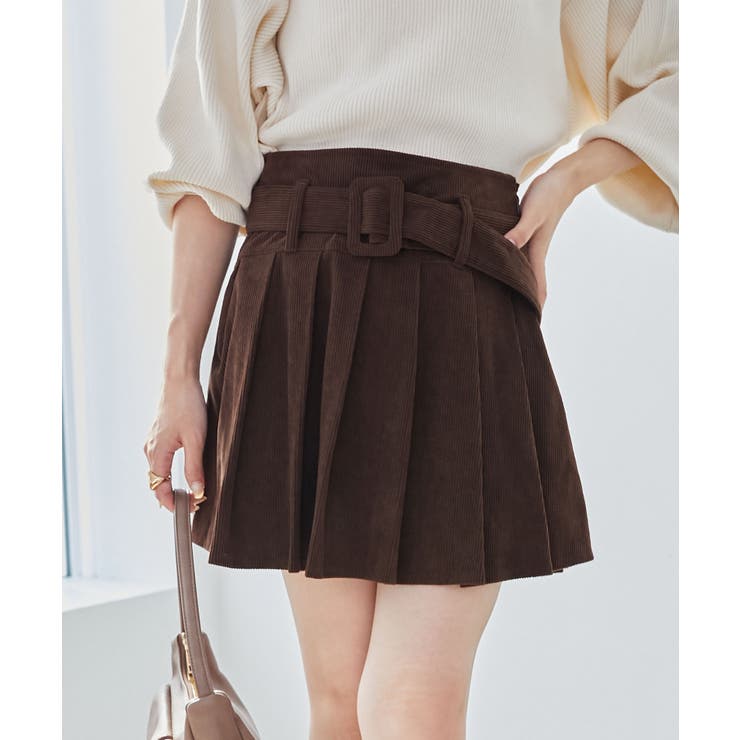 ベルトセットプリーツミニスカパン | MAJESTIC LEGON  | 詳細画像27 