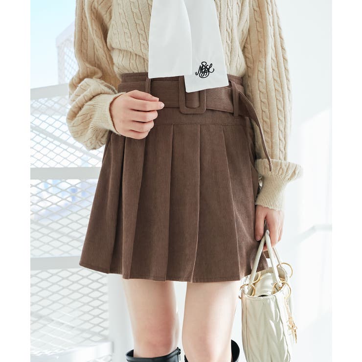 ベルトセットプリーツミニスカパン | MAJESTIC LEGON  | 詳細画像5 