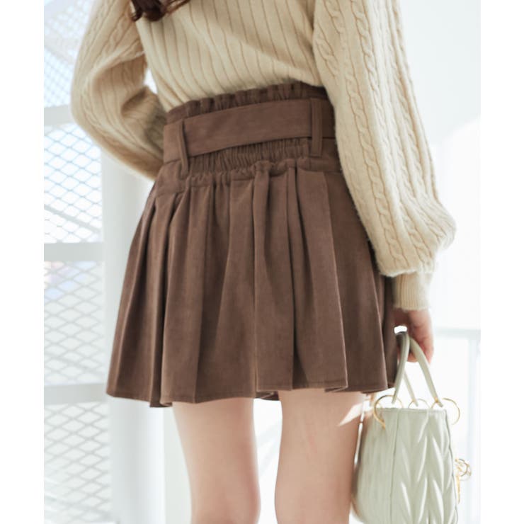 ベルトセットプリーツミニスカパン | MAJESTIC LEGON  | 詳細画像7 