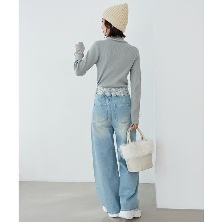 バリエデザインデニムパンツ | MAJESTIC LEGON  | 詳細画像8 