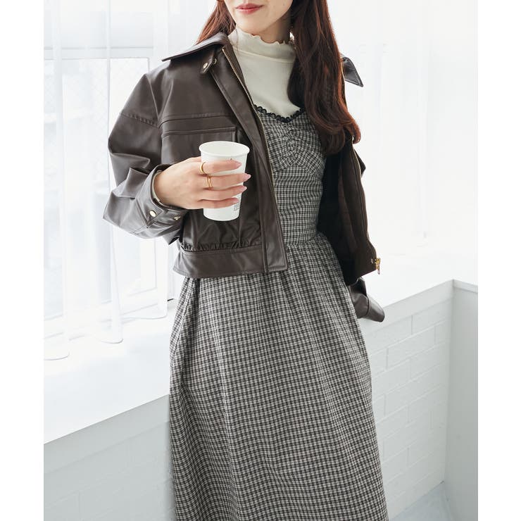 2wayリボンチェックワンピース[品番：CTYW0004300]｜MAJESTIC LEGON