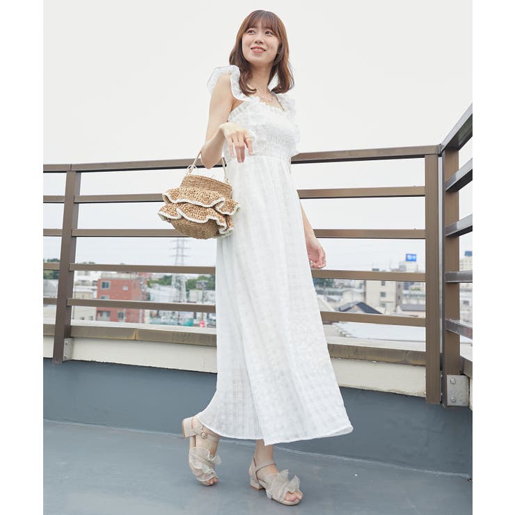 フリルショルダーレースアップワンピ | MAJESTIC LEGON  | 詳細画像11 