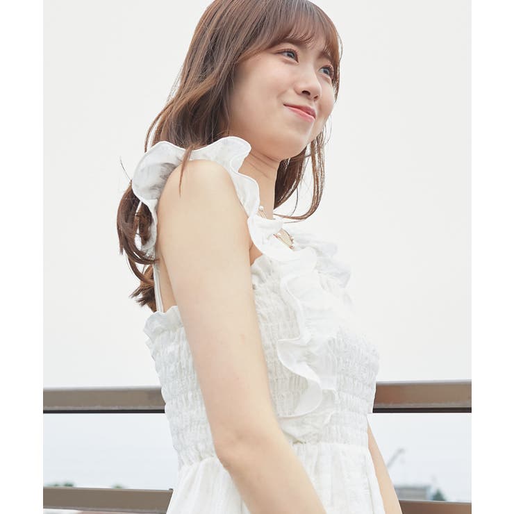 フリルショルダーレースアップワンピ | MAJESTIC LEGON  | 詳細画像15 