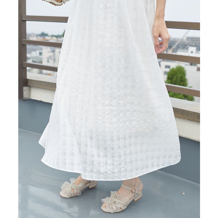 フリルショルダーレースアップワンピ | MAJESTIC LEGON  | 詳細画像17 