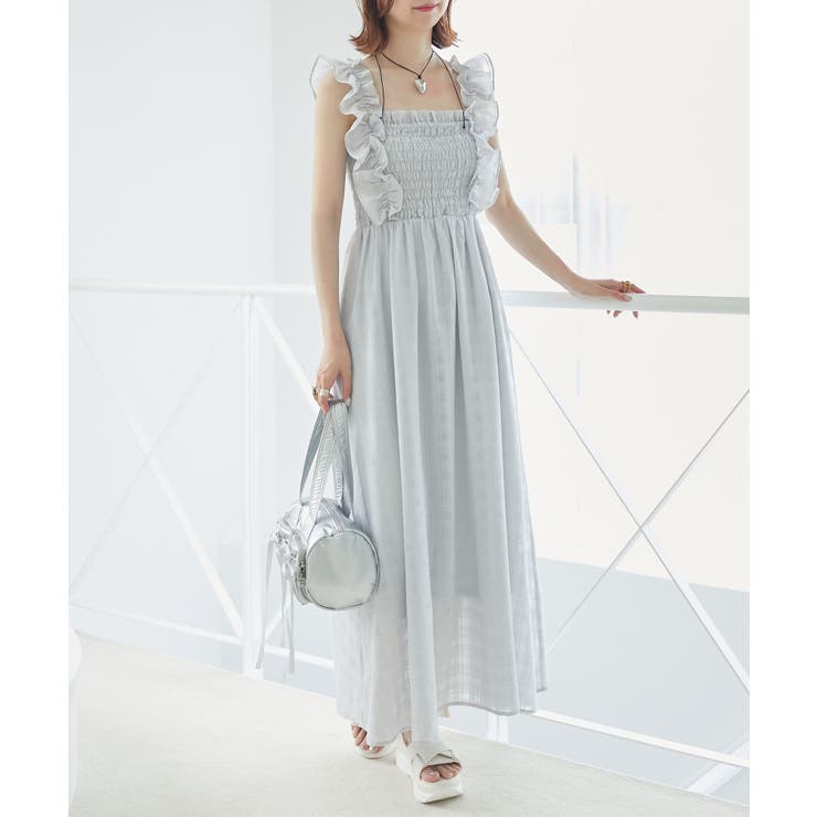 フリルショルダーレースアップワンピ | MAJESTIC LEGON  | 詳細画像21 