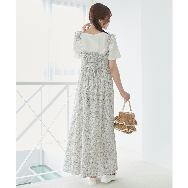 フリルショルダーレースアップワンピ | MAJESTIC LEGON  | 詳細画像35 