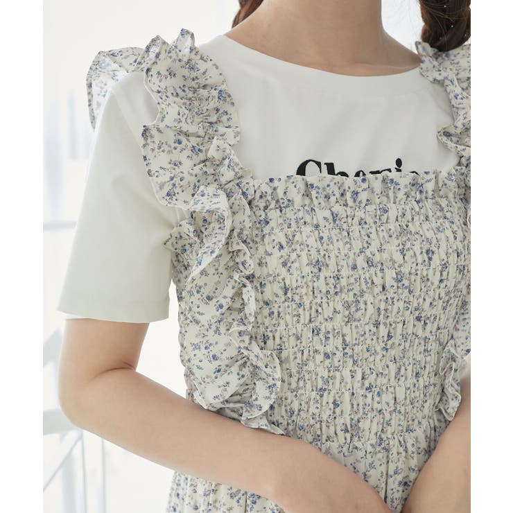 フリルショルダーレースアップワンピ | MAJESTIC LEGON  | 詳細画像38 