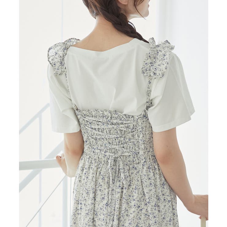 フリルショルダーレースアップワンピ | MAJESTIC LEGON  | 詳細画像39 