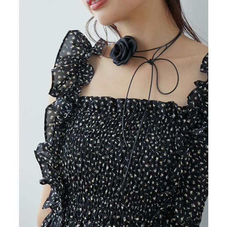 フリルショルダーレースアップワンピ | MAJESTIC LEGON  | 詳細画像50 