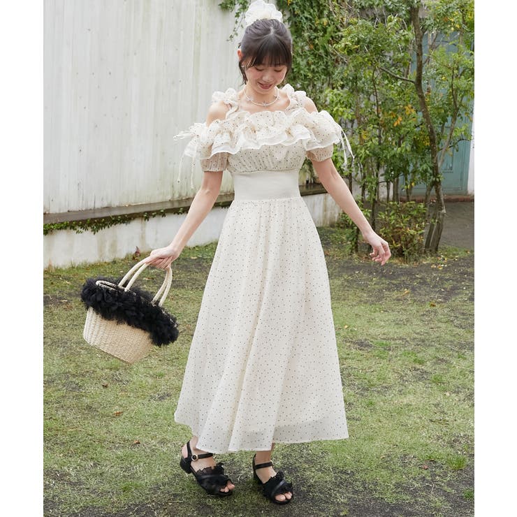 ミルフィーユフリルコルセットワンピ | MAJESTIC LEGON  | 詳細画像17 