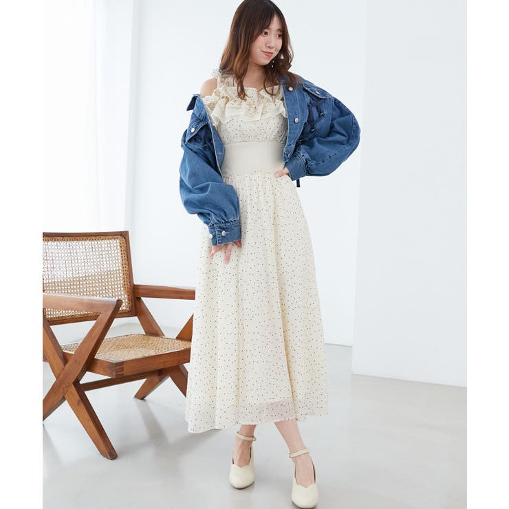 ミルフィーユフリルコルセットワンピ | MAJESTIC LEGON  | 詳細画像20 