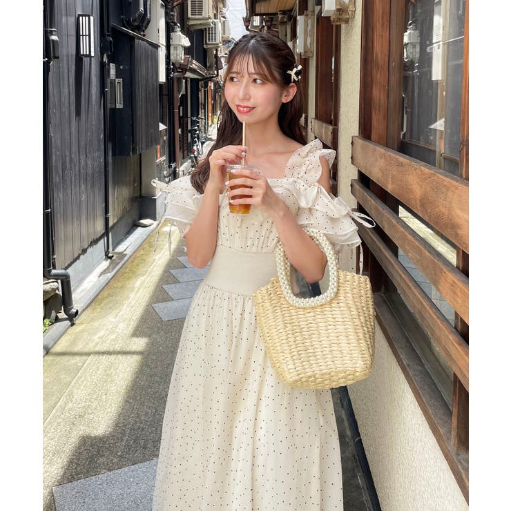 ミルフィーユフリルコルセットワンピ | MAJESTIC LEGON  | 詳細画像23 