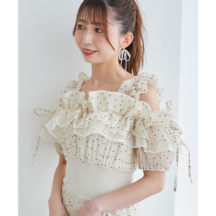 ミルフィーユフリルコルセットワンピ | MAJESTIC LEGON  | 詳細画像36 