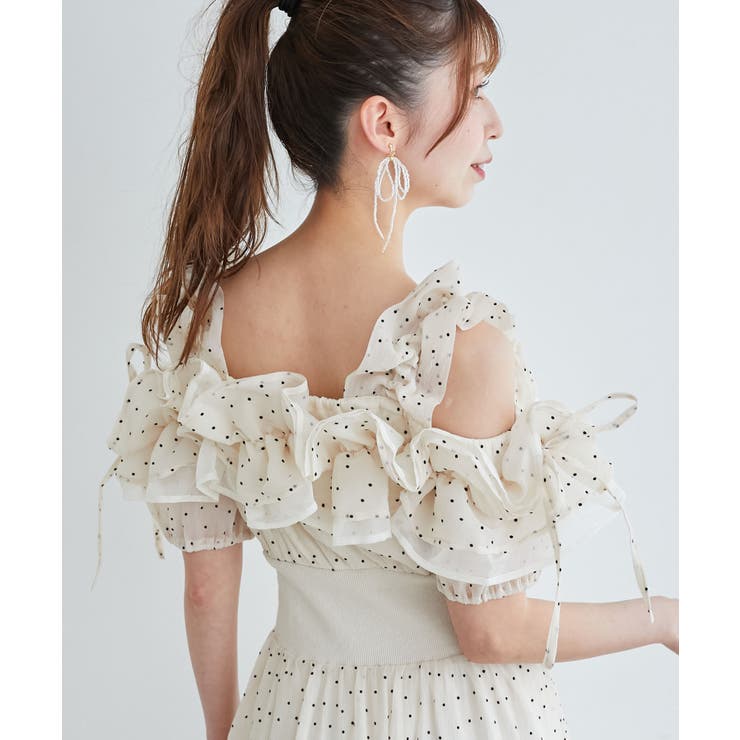 ミルフィーユフリルコルセットワンピ | MAJESTIC LEGON  | 詳細画像37 