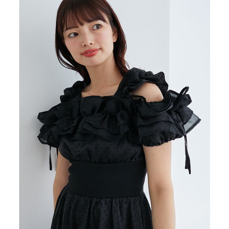 ミルフィーユフリルコルセットワンピ | MAJESTIC LEGON  | 詳細画像47 