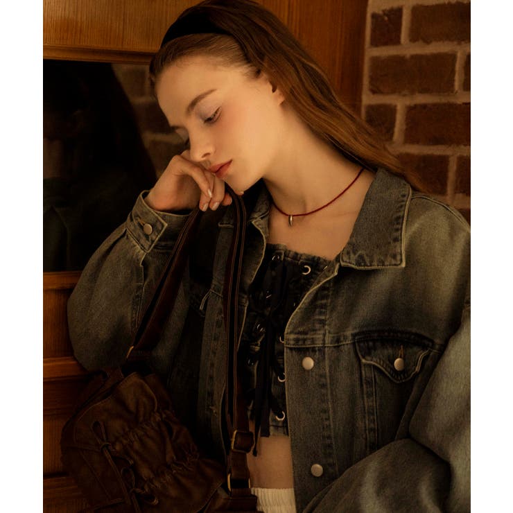 オーバーサイズデニムジャケット | MAJESTIC LEGON  | 詳細画像11 