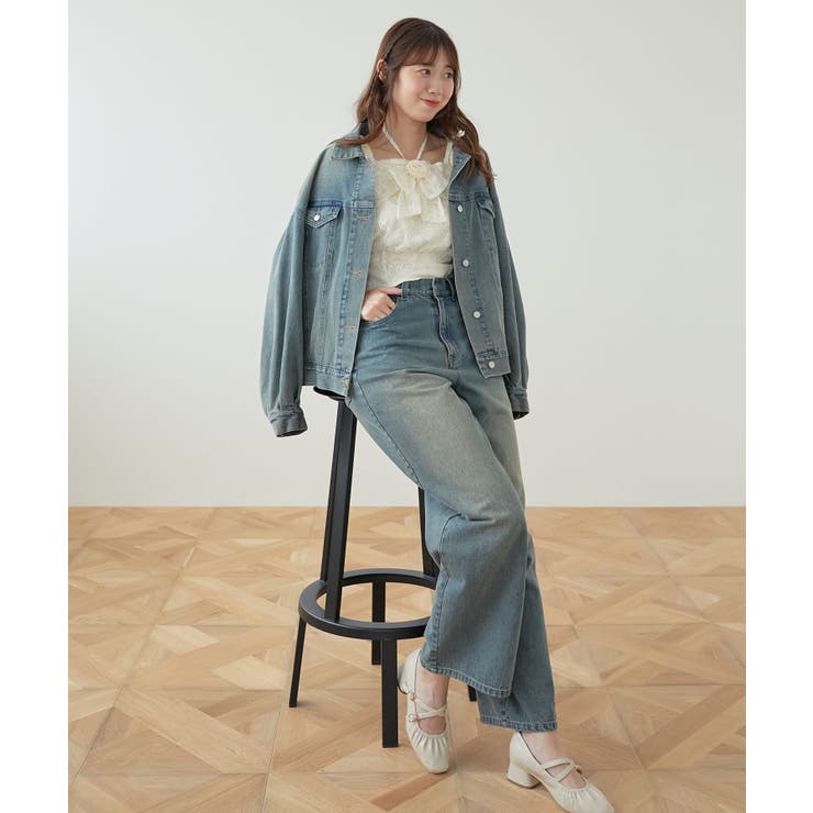 オーバーサイズデニムジャケット | MAJESTIC LEGON  | 詳細画像14 