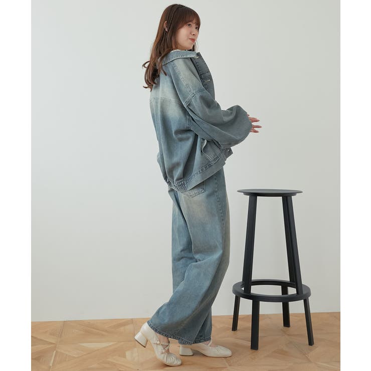 オーバーサイズデニムジャケット | MAJESTIC LEGON  | 詳細画像17 