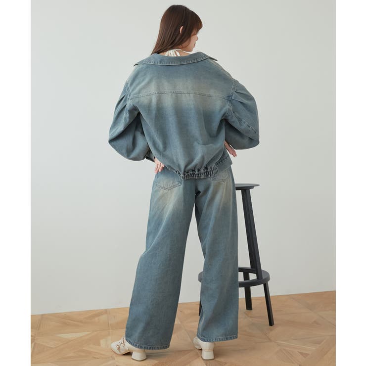 オーバーサイズデニムジャケット | MAJESTIC LEGON  | 詳細画像18 