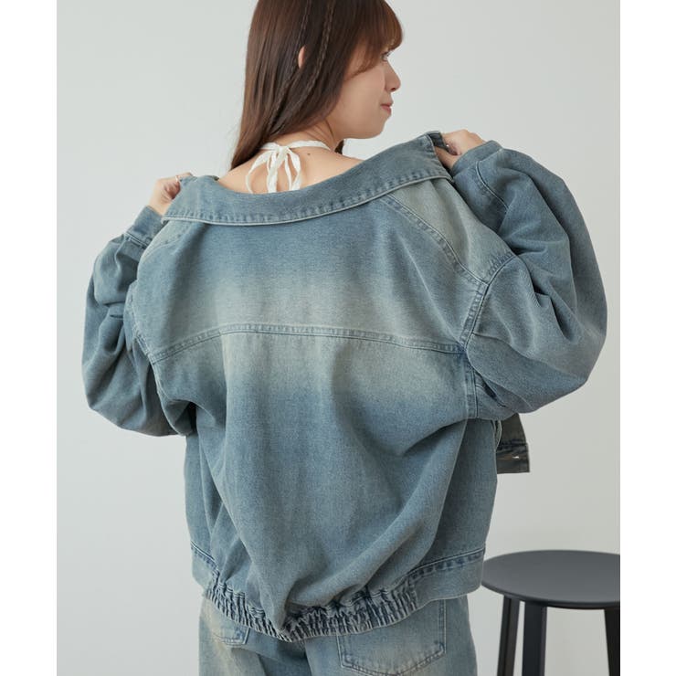 オーバーサイズデニムジャケット | MAJESTIC LEGON  | 詳細画像23 