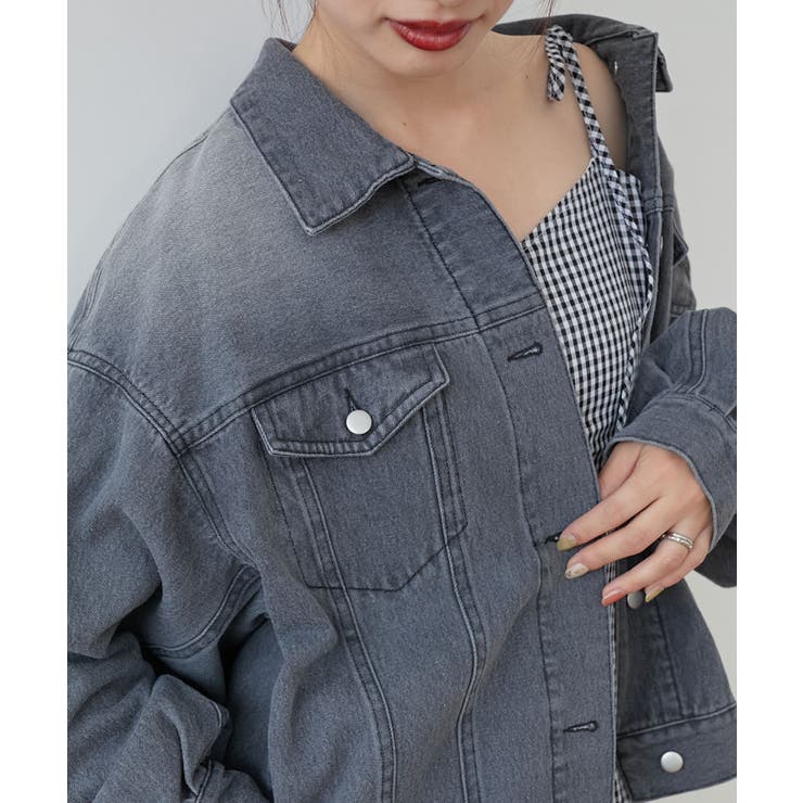 オーバーサイズデニムジャケット | MAJESTIC LEGON  | 詳細画像31 