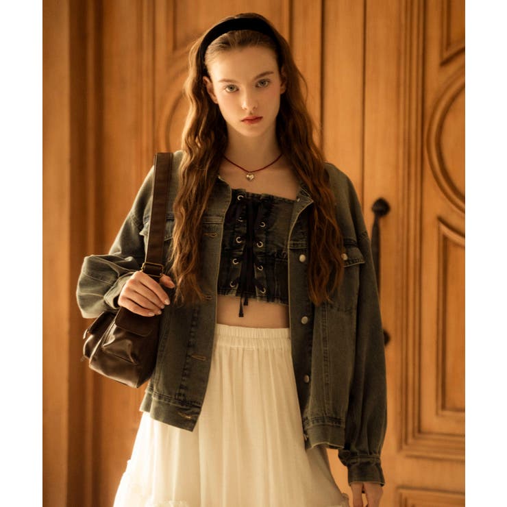 オーバーサイズデニムジャケット | MAJESTIC LEGON  | 詳細画像7 