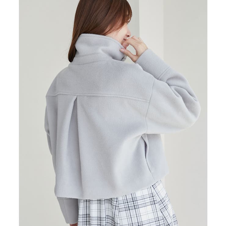 【WEB限定アイテム】2wayアレンジカラーショートコート 2wayアレンジカラーショートコート/MAJESTIC LEGON