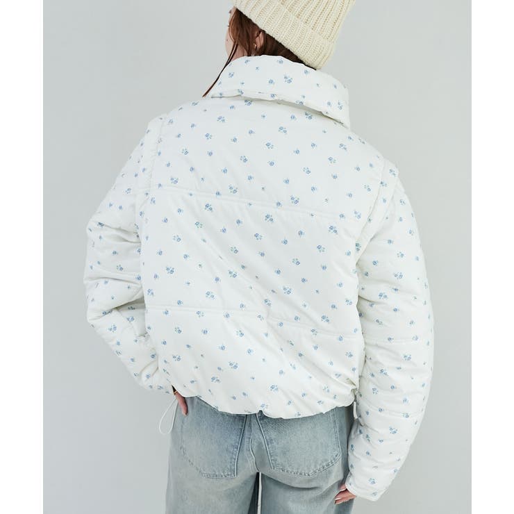 リボンマフラーセット中綿ブルゾン | MAJESTIC LEGON  | 詳細画像16 