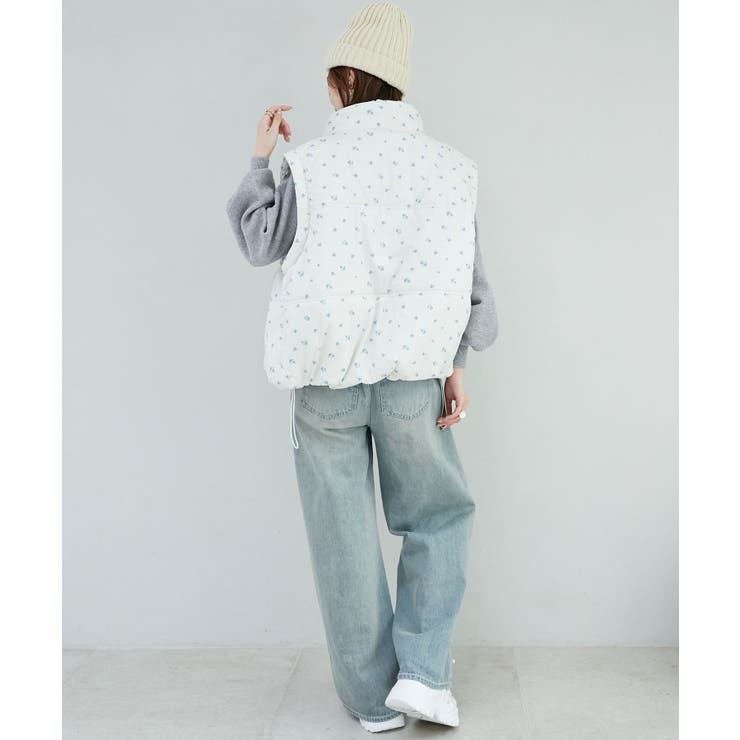 リボンマフラーセット中綿ブルゾン | MAJESTIC LEGON  | 詳細画像20 