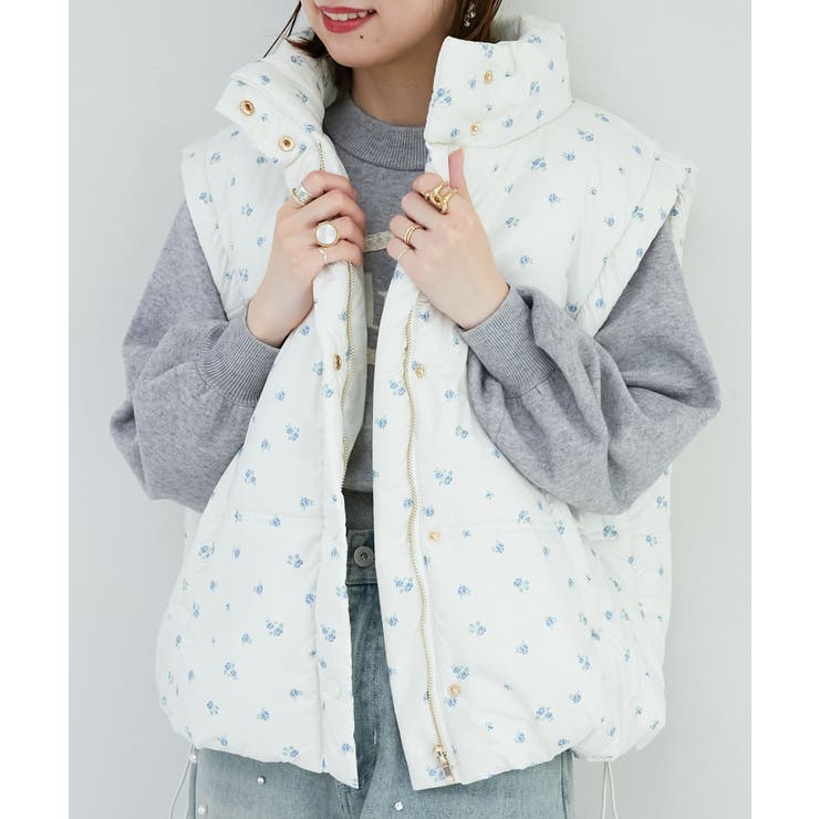 リボンマフラーセット中綿ブルゾン | MAJESTIC LEGON  | 詳細画像21 