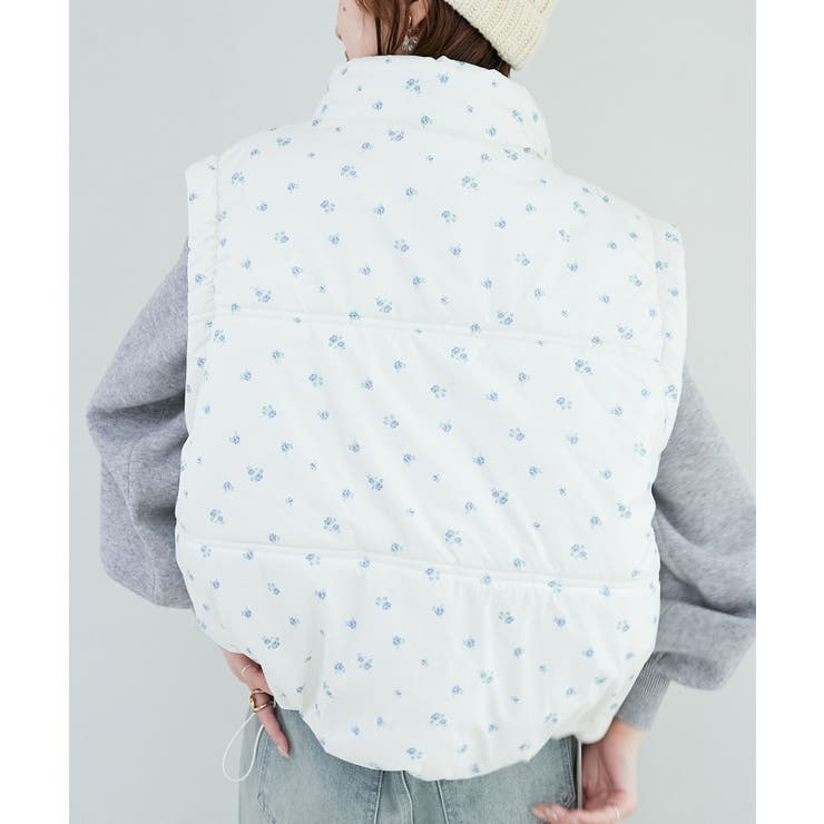 リボンマフラーセット中綿ブルゾン | MAJESTIC LEGON  | 詳細画像23 