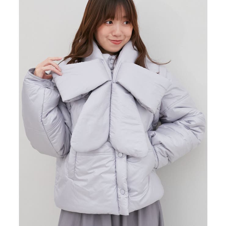 リボンマフラーセット中綿ブルゾン | MAJESTIC LEGON  | 詳細画像41 