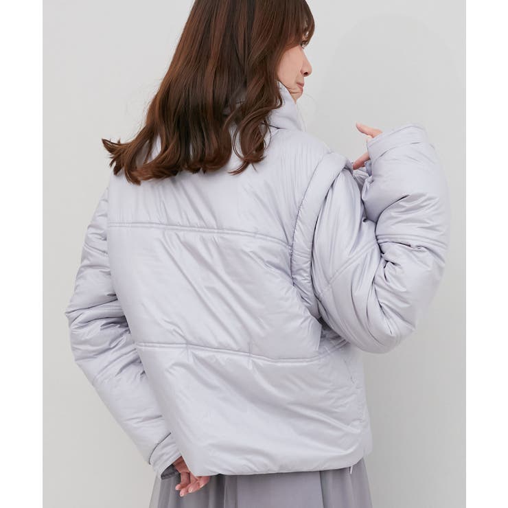 リボンマフラーセット中綿ブルゾン | MAJESTIC LEGON  | 詳細画像43 