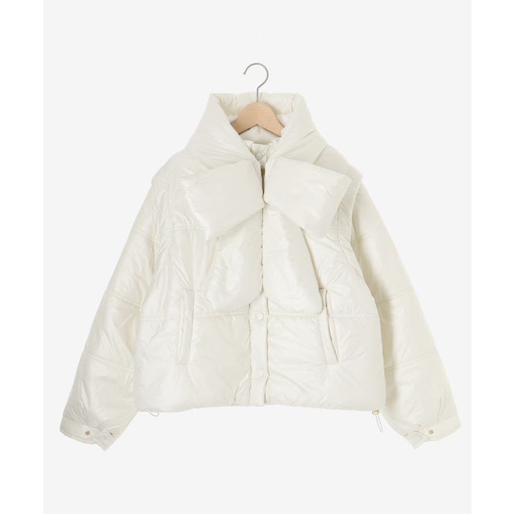 リボンマフラーセット中綿ブルゾン | MAJESTIC LEGON  | 詳細画像45 