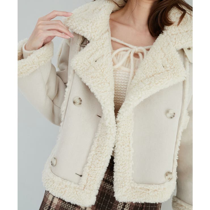 もこもこボアショートジャケット | MAJESTIC LEGON  | 詳細画像11 