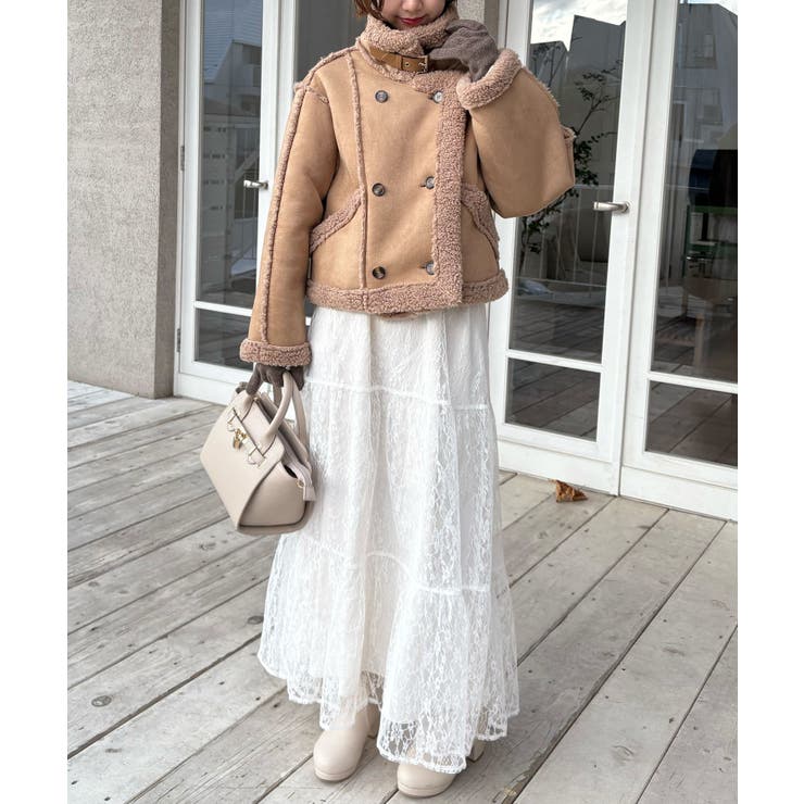 もこもこボアショートジャケット | MAJESTIC LEGON  | 詳細画像12 