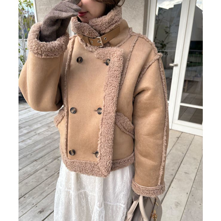 もこもこボアショートジャケット | MAJESTIC LEGON  | 詳細画像13 