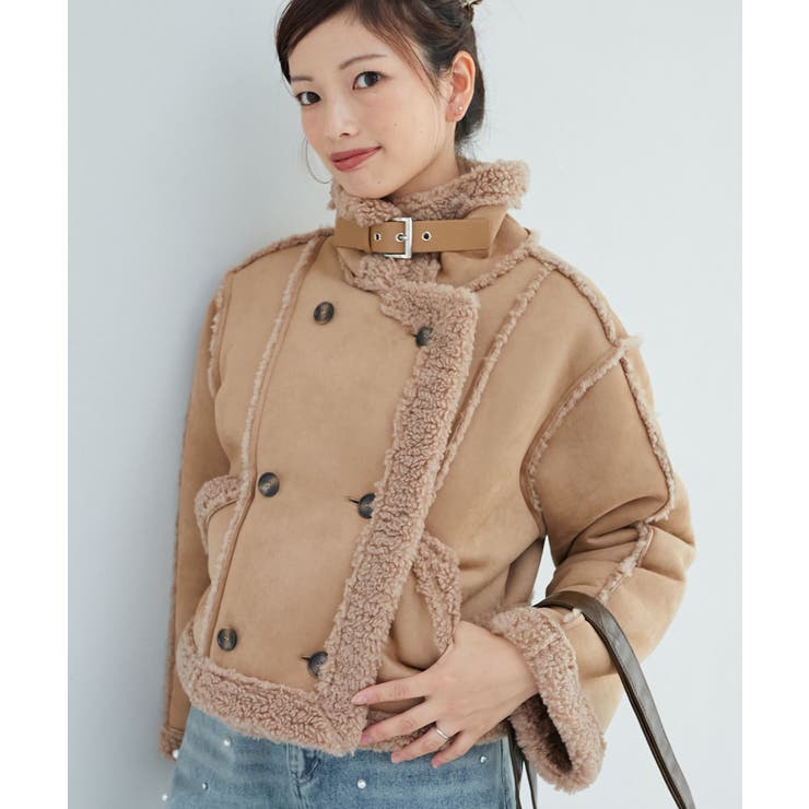 もこもこボアショートジャケット | MAJESTIC LEGON  | 詳細画像17 