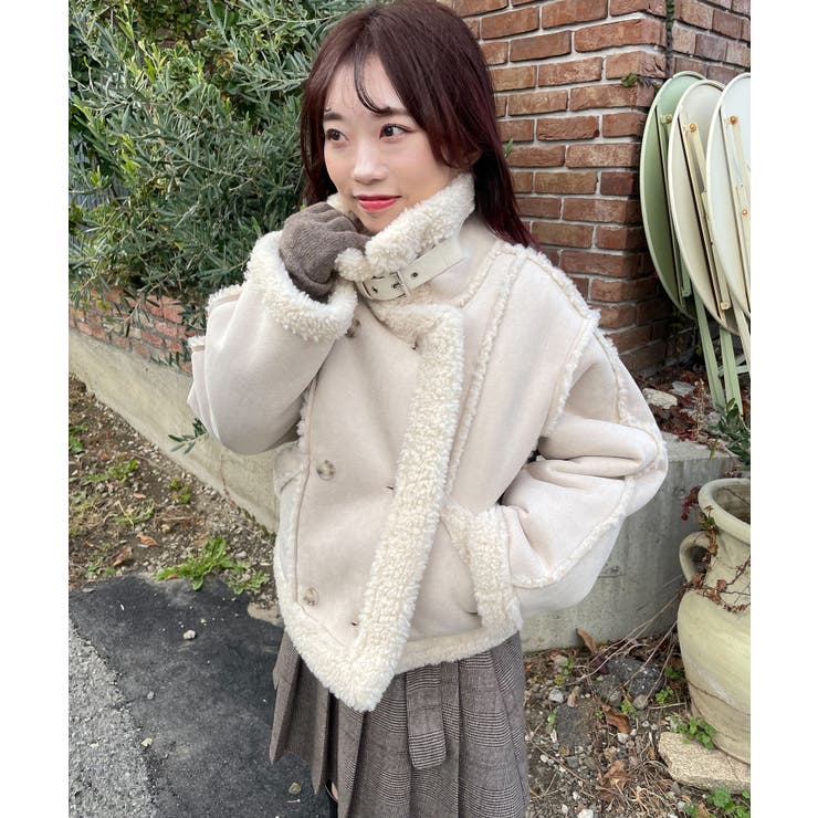 もこもこボアショートジャケット | MAJESTIC LEGON  | 詳細画像3 