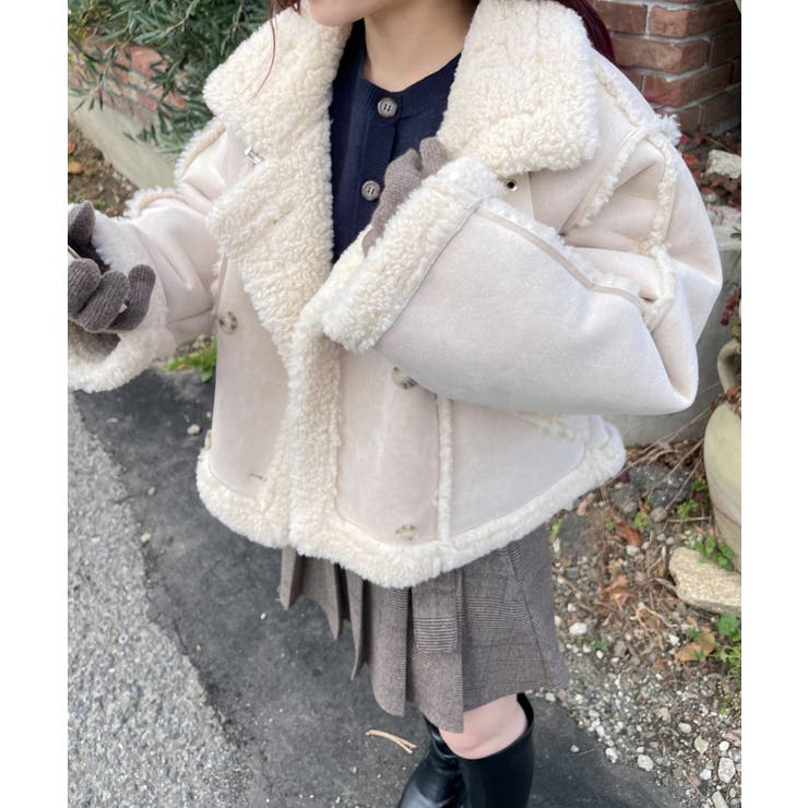 もこもこボアショートジャケット | MAJESTIC LEGON  | 詳細画像4 