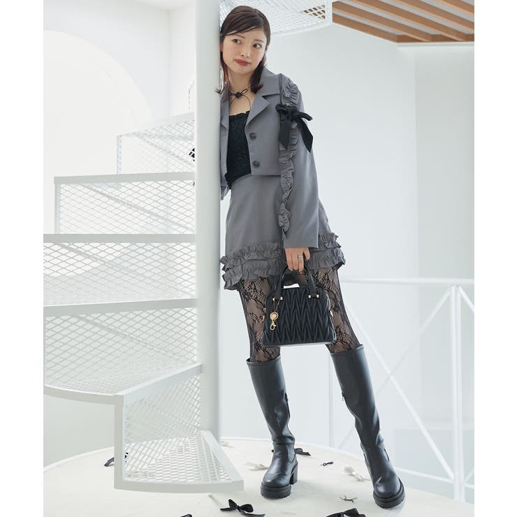 ブローチセットホイップフリルジャケット | MAJESTIC LEGON  | 詳細画像3 