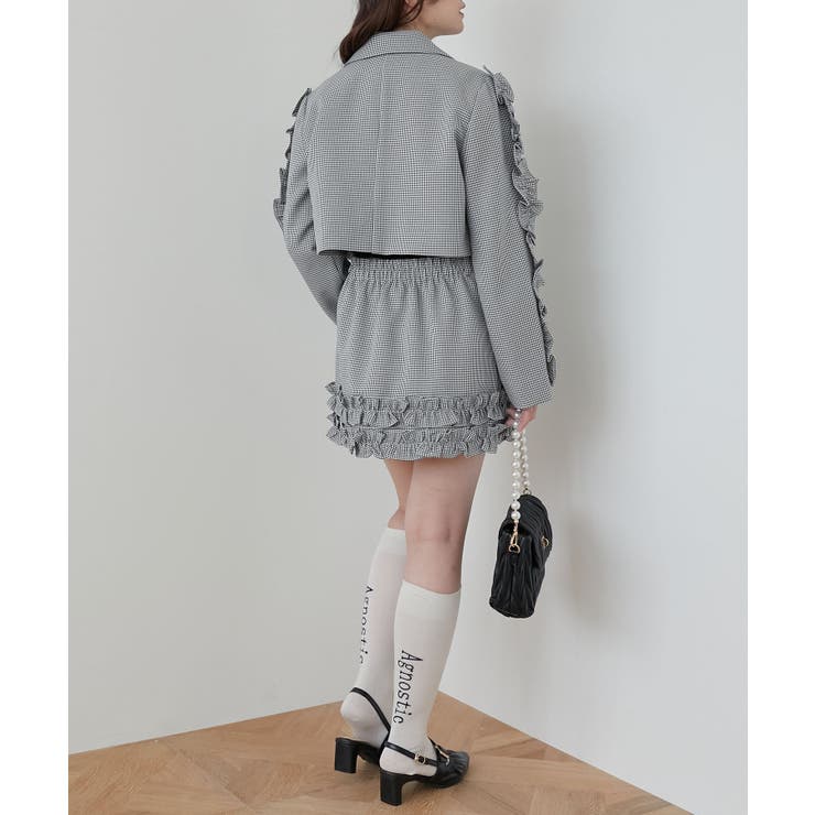 ブローチセットホイップフリルジャケット | MAJESTIC LEGON  | 詳細画像32 