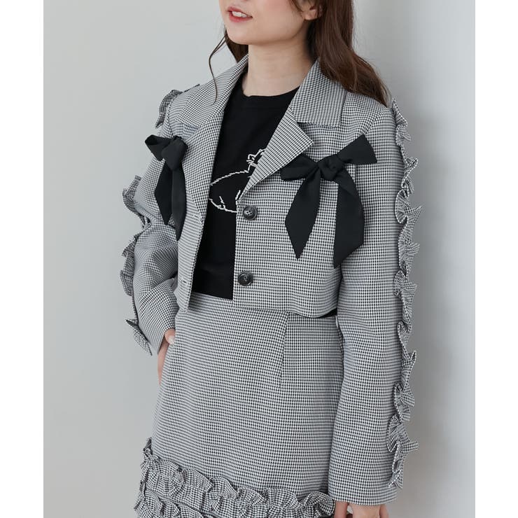 ブローチセットホイップフリルジャケット | MAJESTIC LEGON  | 詳細画像34 