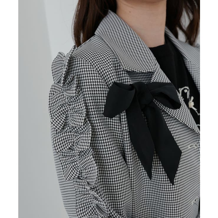 ブローチセットホイップフリルジャケット | MAJESTIC LEGON  | 詳細画像37 