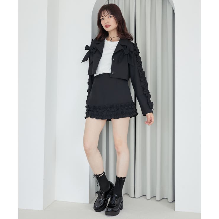 ブローチセットホイップフリルジャケット | MAJESTIC LEGON  | 詳細画像39 