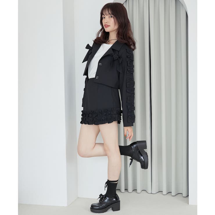 ブローチセットホイップフリルジャケット | MAJESTIC LEGON  | 詳細画像40 