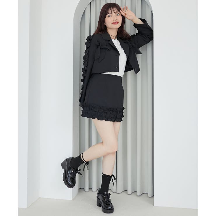 ブローチセットホイップフリルジャケット | MAJESTIC LEGON  | 詳細画像41 