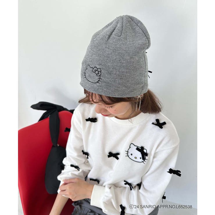 ハローキティ プチリボンニットCAP | MAJESTIC LEGON  | 詳細画像23 
