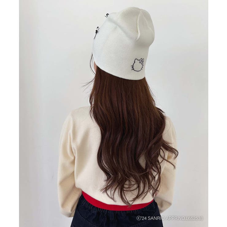 ハローキティ プチリボンニットCAP | MAJESTIC LEGON  | 詳細画像9 